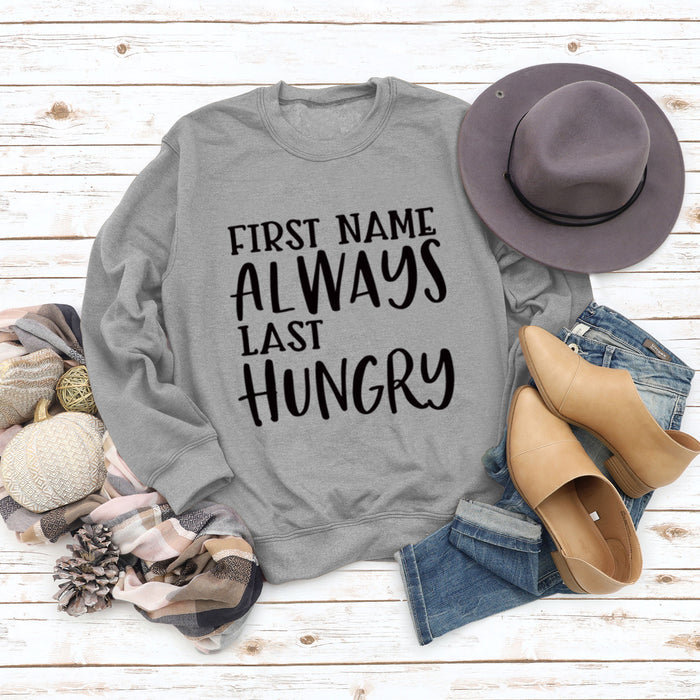 Gray sweater (black font) / S