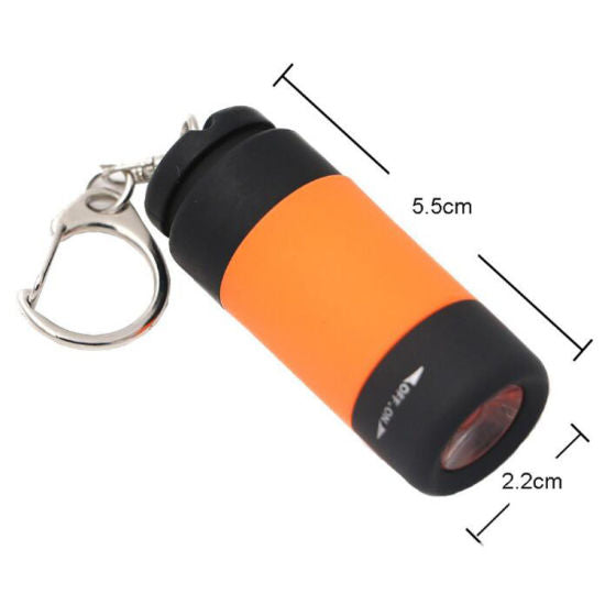 Flashlight: Mini LED with USB Rechargeable (FREE SHIPPING)