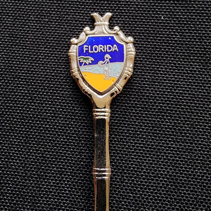 Florida Sunshine State Collectible Travel Souvenir Spoon 5" (12 cm) Sand Beaches