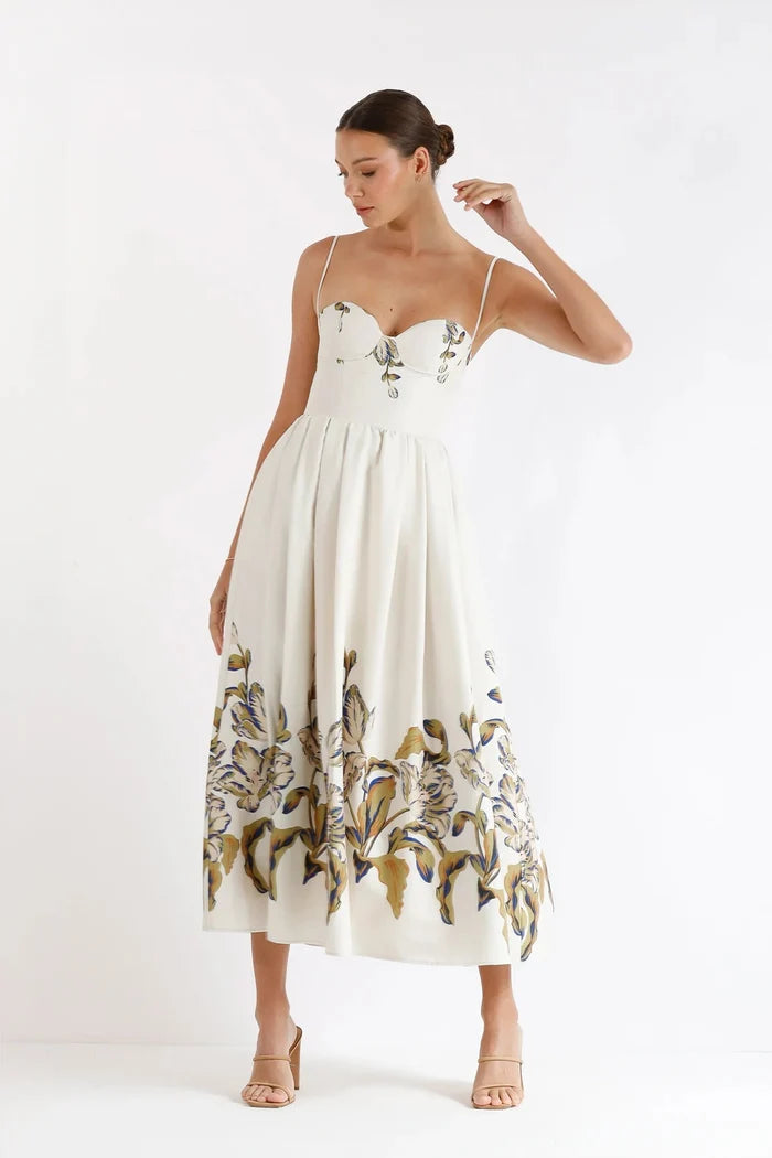 Flourish Flared Midi - SODA Fashion Haus