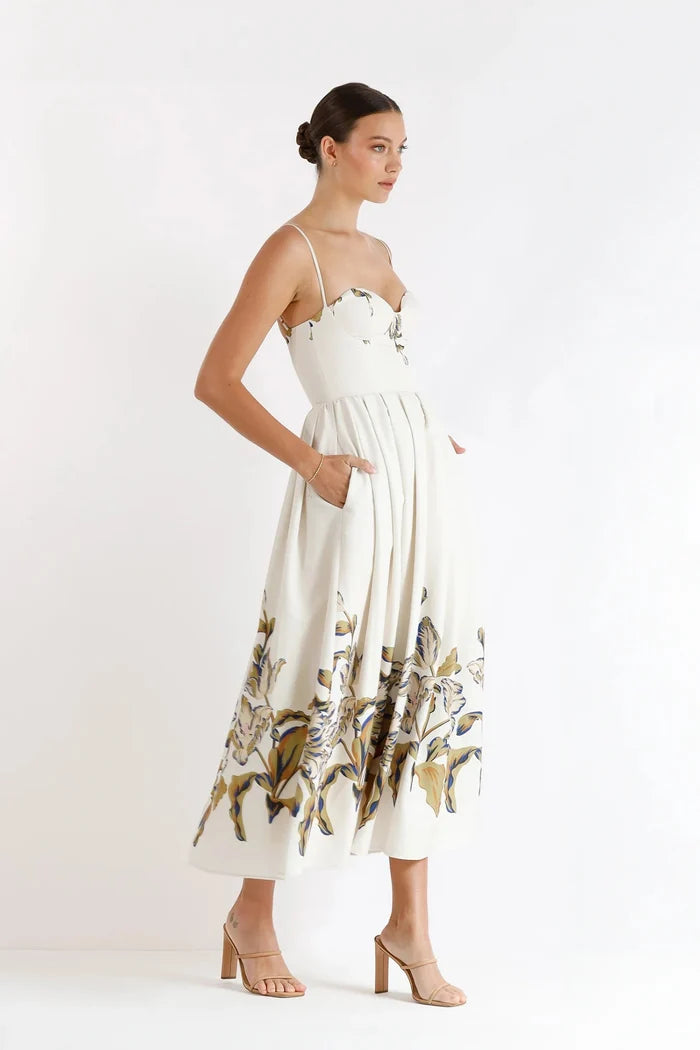 Flourish Flared Midi - SODA Fashion Haus