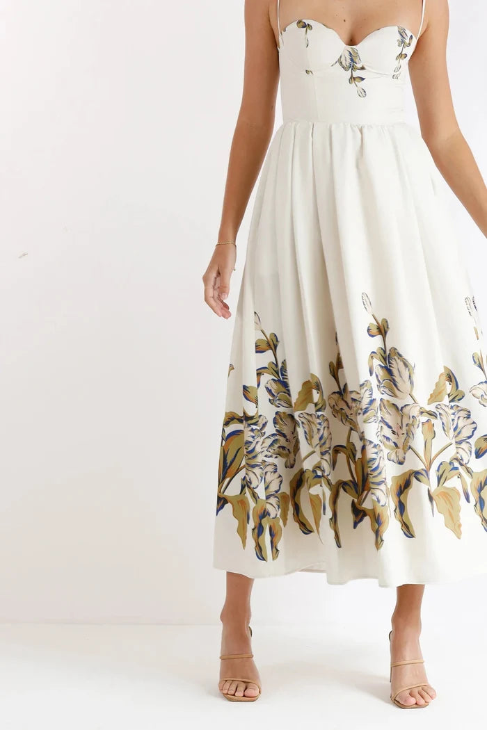 Flourish Flared Midi - SODA Fashion Haus
