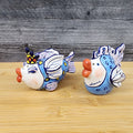 Flower Fairy Fish Salt Pepper Set Ceramic Collectible by Blue Sky