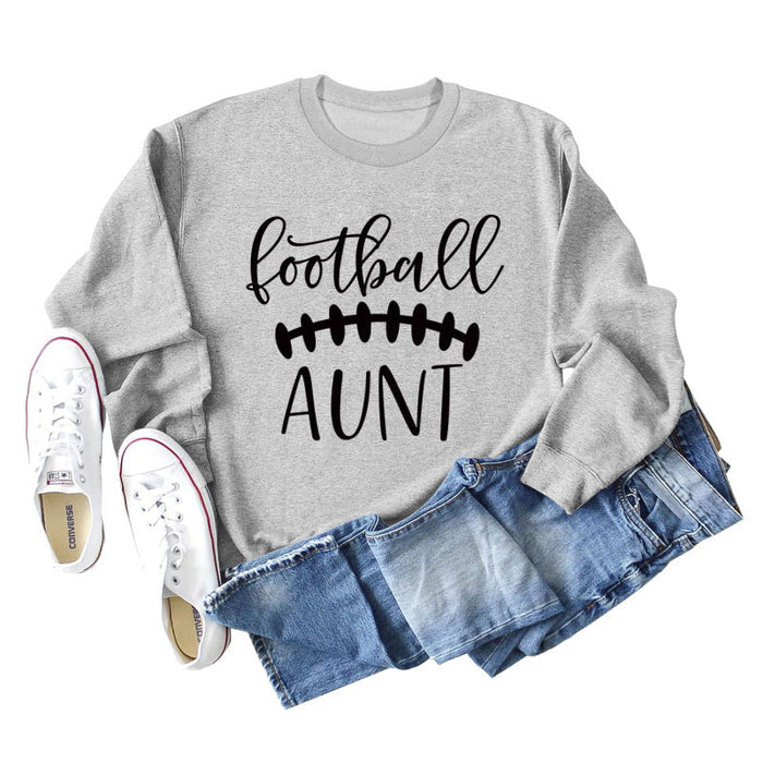 Gray sweater (black font) / S