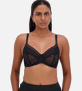 BLACK FORMFIT LACY SHEER MINIMISER W