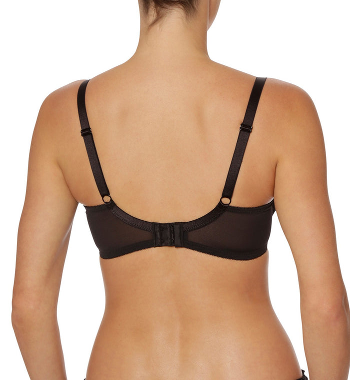 BLACK FORMFIT LACY SHEER MINIMISER W
