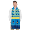 Fortnite Youth Ninja Logo Scarf - Blue-Yellow