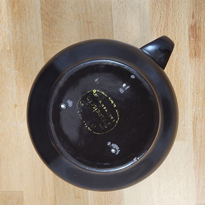Franciscan Madeira Brown Creamer Pitcher Made in USA TV Stamp Olive Green Vtg