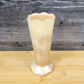 Frankoma Fluted Bud Vase Desert Gold Ada Clay Pottery 38