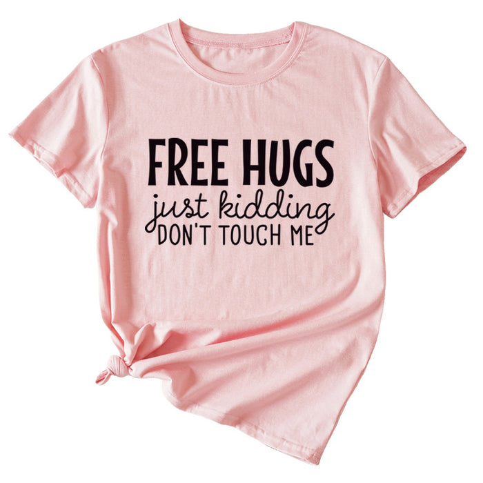 Pink (black font) / S