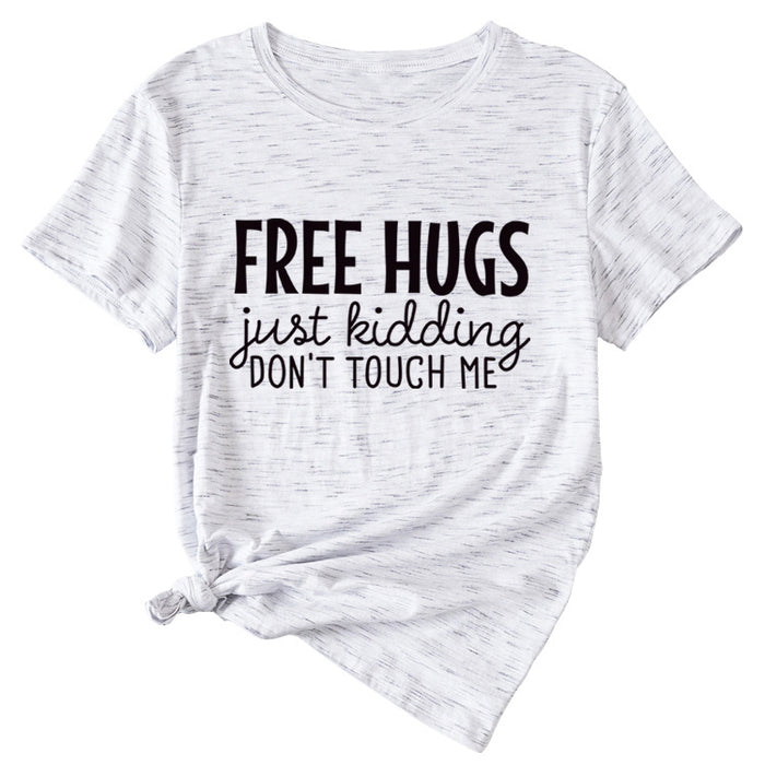 Free Hugs Just Kidding Women's Short Sleeved T-shirt