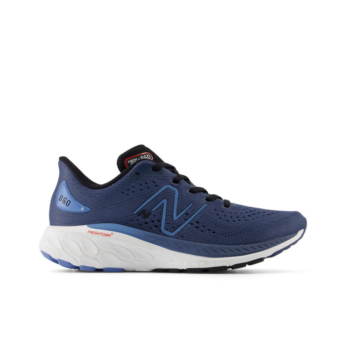 Fresh Foam X 860v13 Lace - Vintage Indigo with Blue Laguna and White - Big Kids