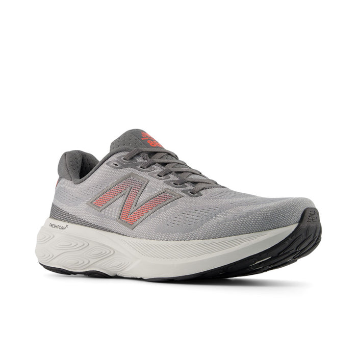 Fresh Foam X 880v15 - Slate Grey with Reflection and Urgent Red - Men's