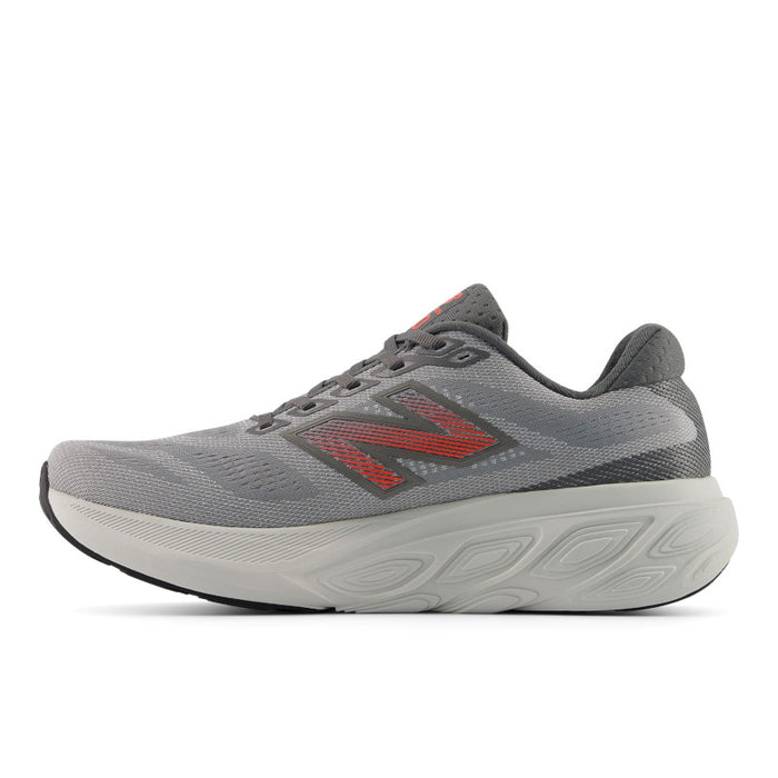 Fresh Foam X 880v15 - Slate Grey with Reflection and Urgent Red - Men's
