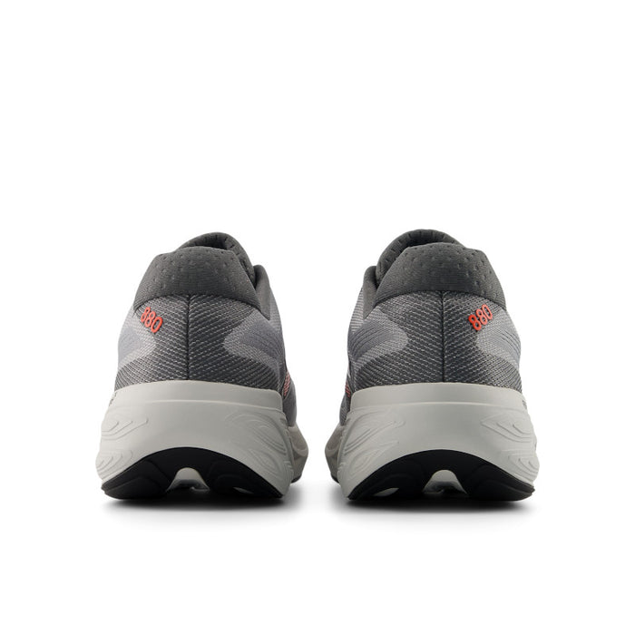 Fresh Foam X 880v15 - Slate Grey with Reflection and Urgent Red - Men's