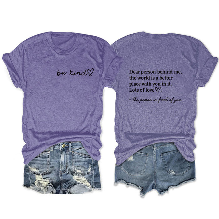 Purple front chest (black font) / S