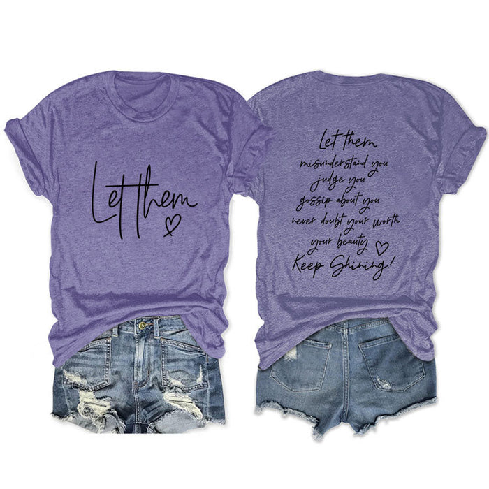 Purple front middle (black font) / S