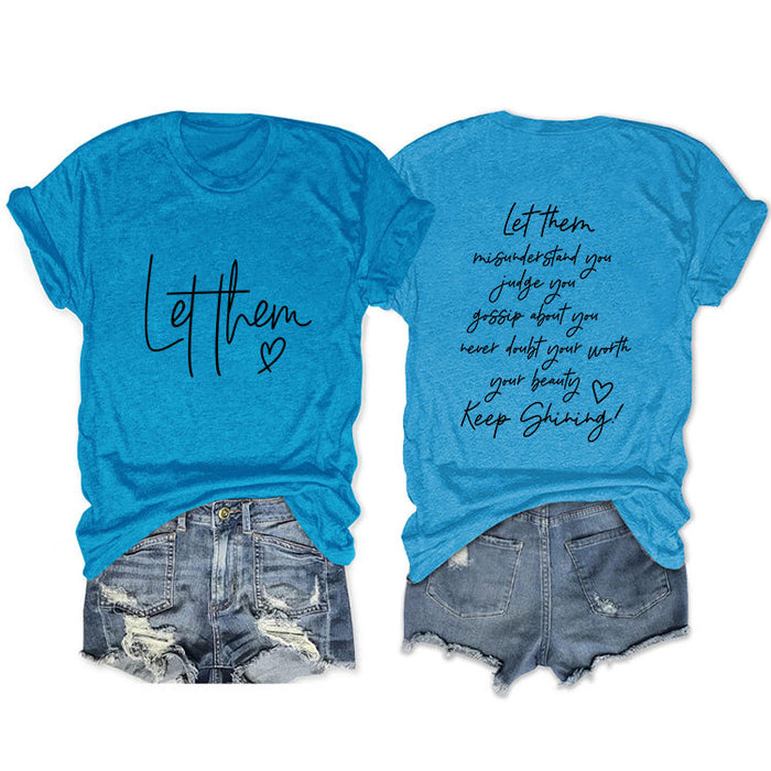 Lake blue front middle (black font) / S