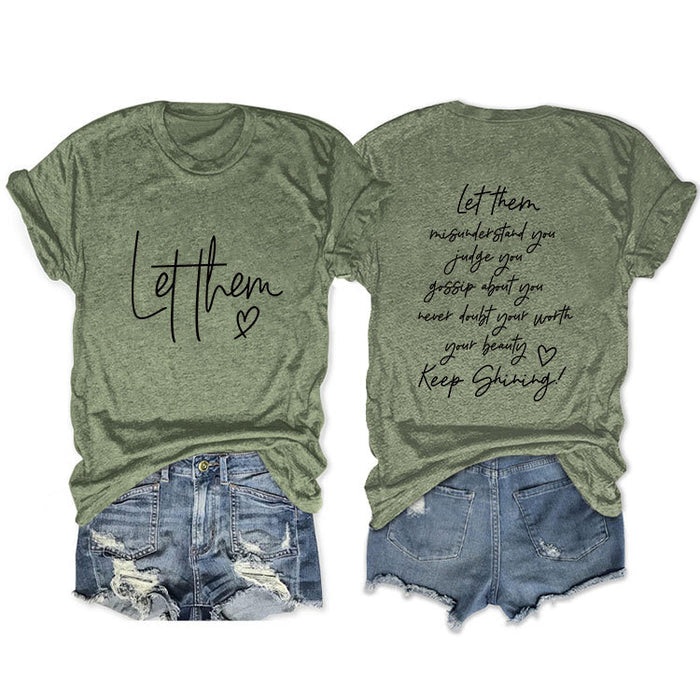 Olive green front middle (black font) / S