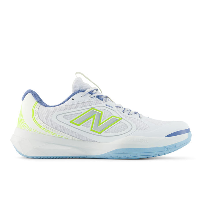 FuelCell 796v5 Pickleball - White with Alkaline Green and Fairweather Blue - Men's