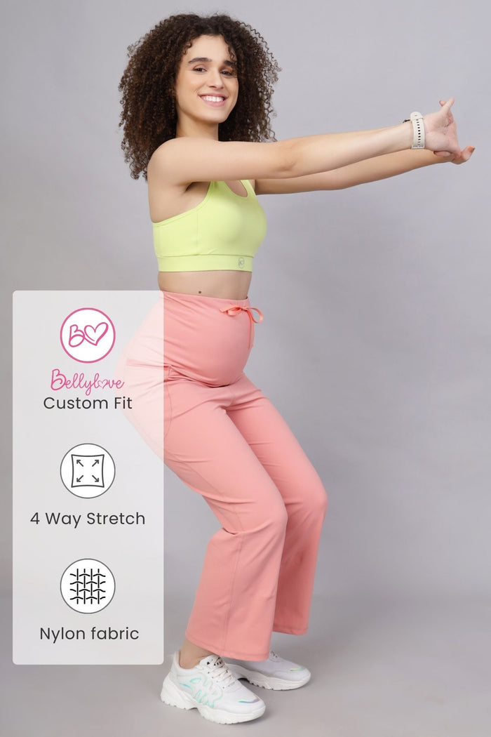 Carrot Flair Maternity Pants; pants provide coverage and comfort for daily wear.