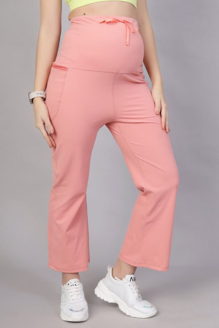 Carrot Pants; full coverage panel provides abdominal support during all trimesters.
