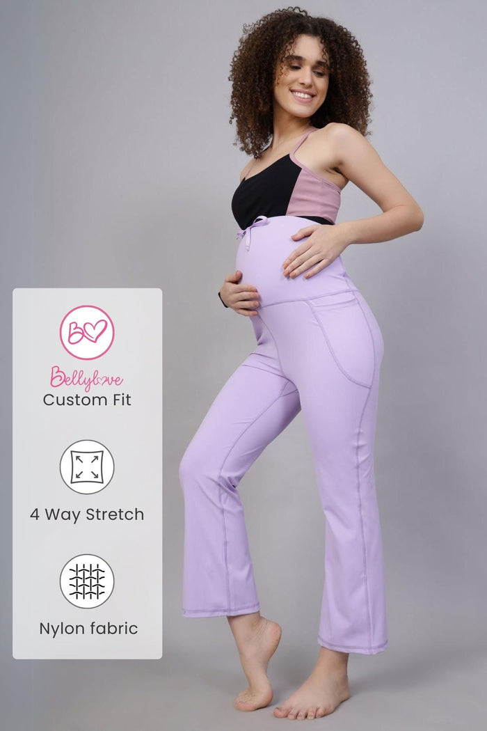 Lavender Flair Pants; pants provide coverage and comfort for daily wear.