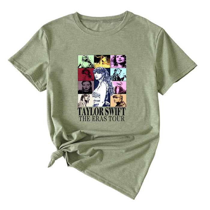 Olive green (black letter color picture) / S