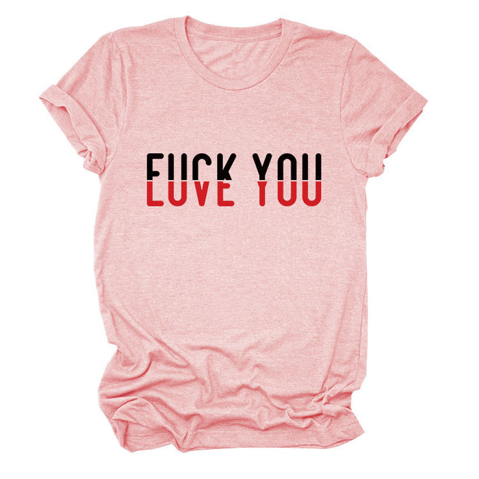 Pink (black letter color picture) / S
