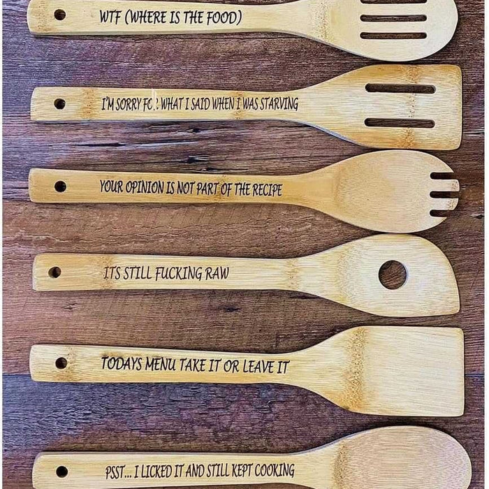 Funny Wooden Spoon Set