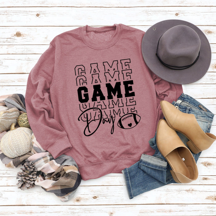Rose gold sweater (black font) / S