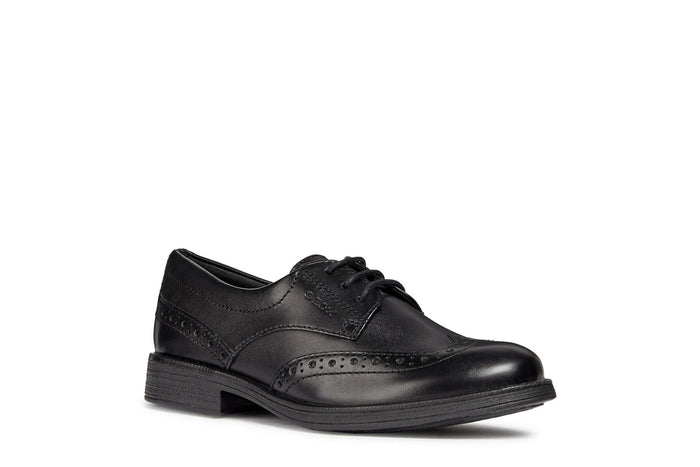 Geox Agata D Lace Up | Black Leather