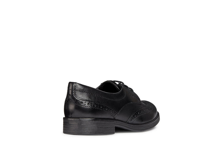 Geox Agata D Lace Up | Black Leather