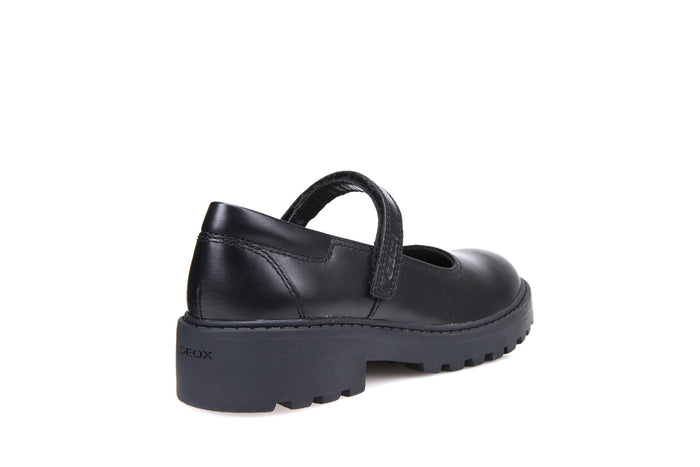 Geox Mary Jane Shoes|Casey|Black Leather