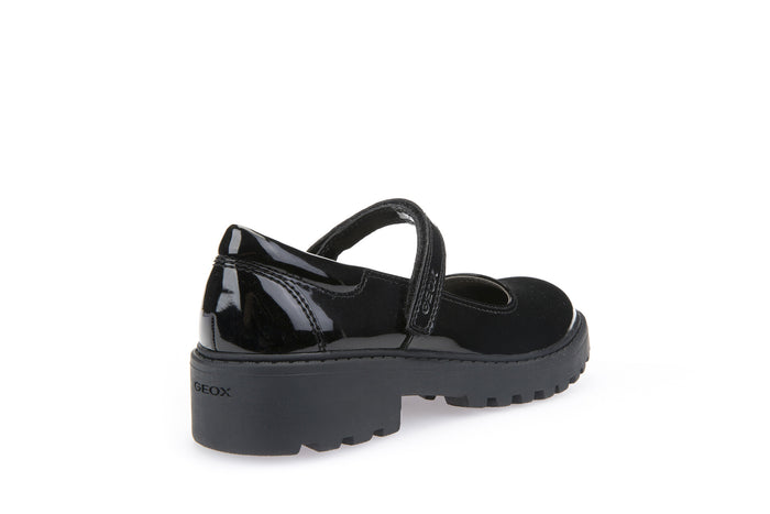 Geox Mary-Jane Shoes |  Casey | Black Patent