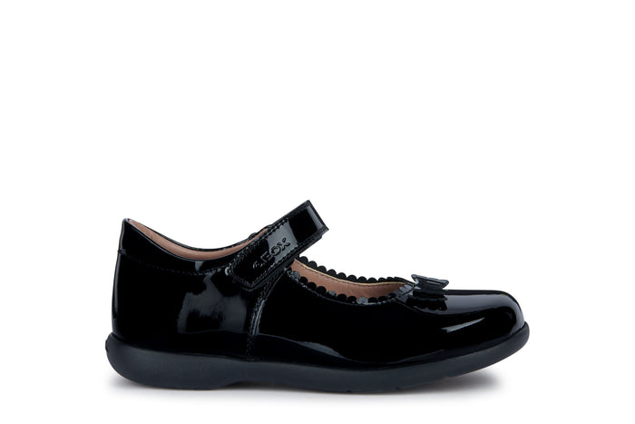 Geox School Shoes | Naimara Mary Jane | Black Patent