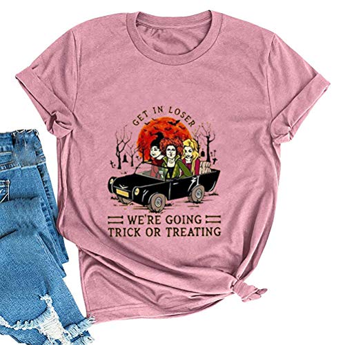 Get in Loser We're Going Trick or Treating T-Shirt for Women Hocus Pocus Shirt