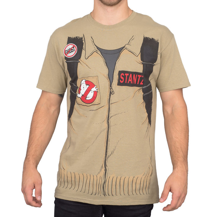 Ghostbuster Adult Short Sleeve Costume T-shirt with Back Print