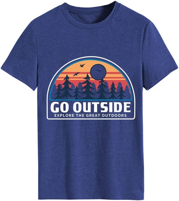Go Explore Shirt for Women Hiking Camping Mountain T-Shirt