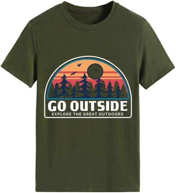 Go Explore Shirt for Women Hiking Camping Mountain T-Shirt