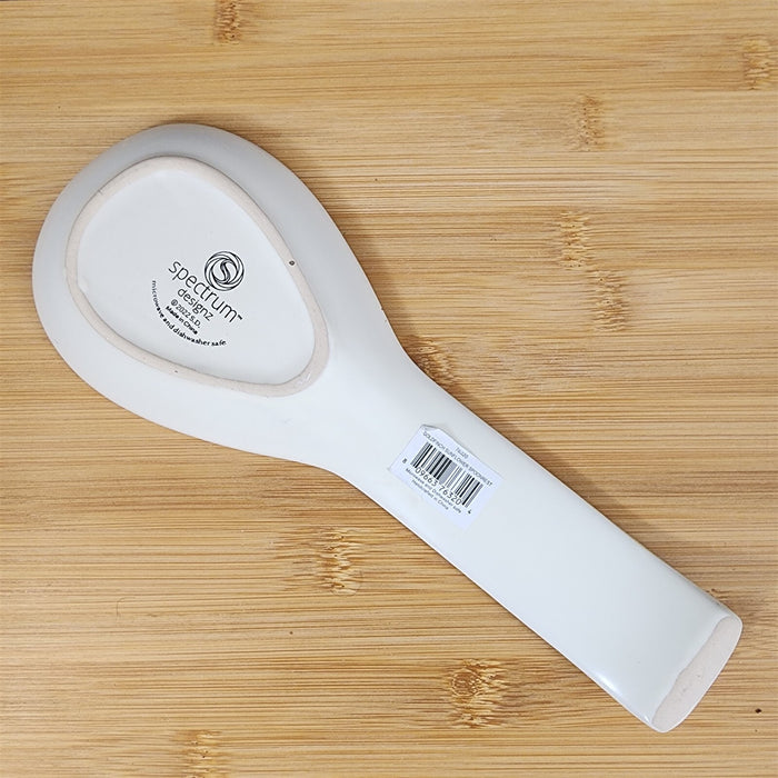 Goldfinch Sunflower Spoon Rest for Cooking Ceramic by Blue Sky Spectrum Embossed