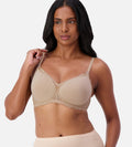 BEIGE TRIUMPH GORGEOUS MAMA LACE WIREFREE BRA