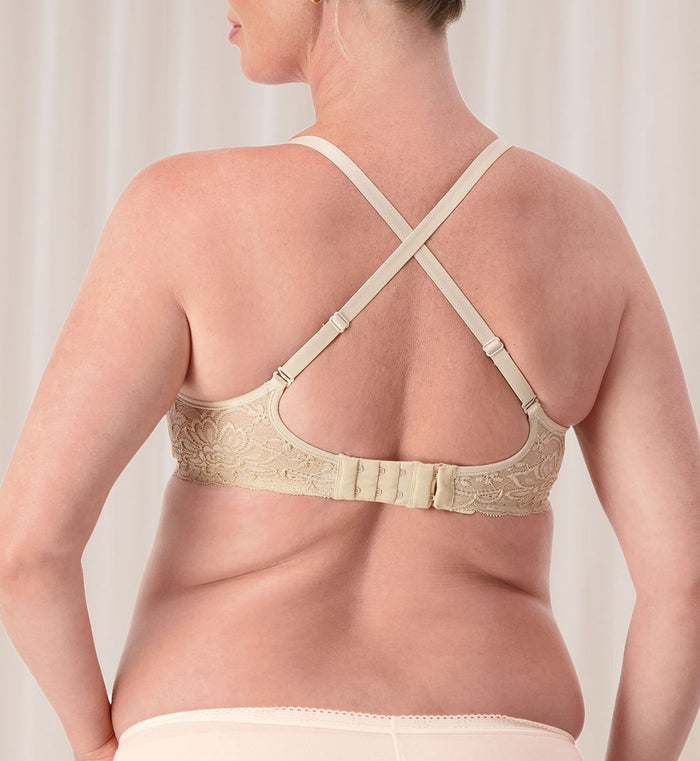 BEIGE TRIUMPH GORGEOUS MAMA LACE WIREFREE BRA