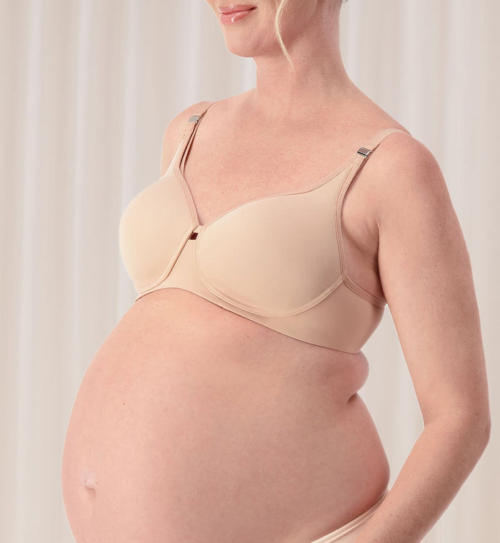 BEIGE TRIUMPH GORGEOUS MATERNITY BRA