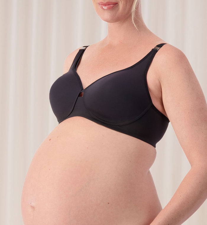 BLACK TRIUMPH GORGEOUS MATERNITY BRA