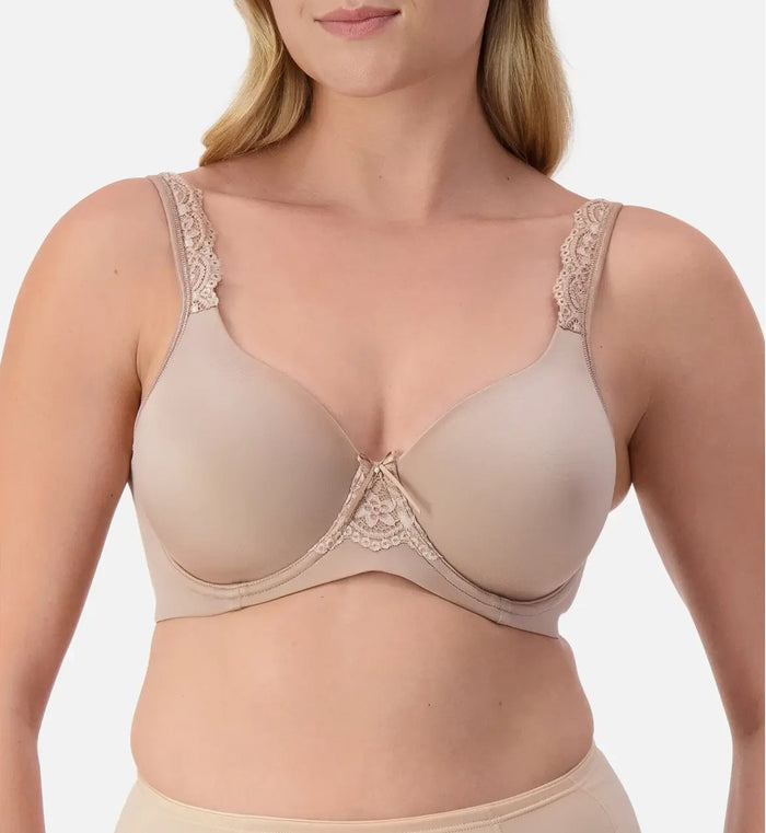 BEIGE TRIUMPH GORGEOUS SILHOUETTE T-SHIRT BRA