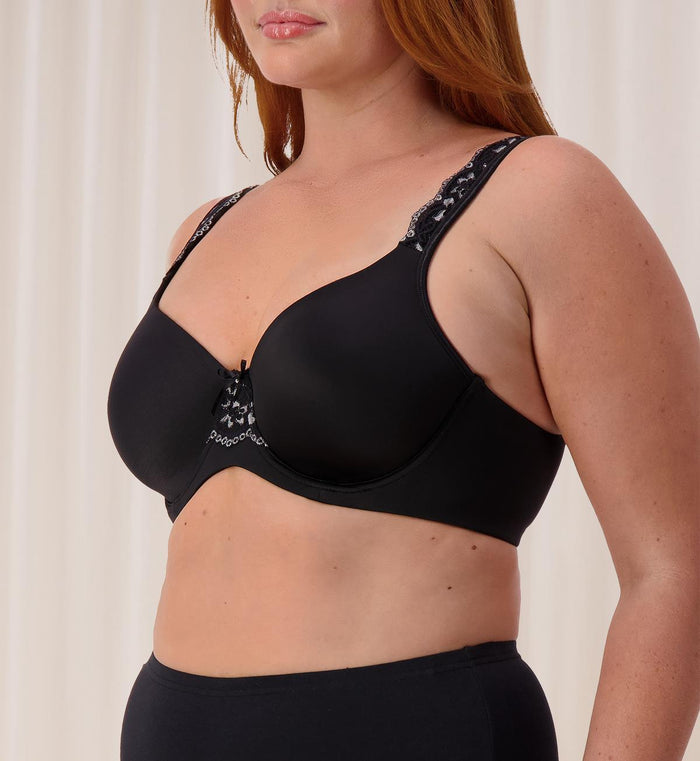 BLACK TRIUMPH GORGEOUS SILHOUETTE T-SHIRT BRA