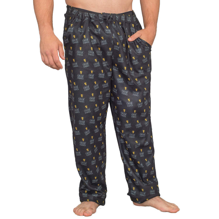 GOT I Drink and I Know Things Adult Unisex Funny Lounge Pants Pajamas