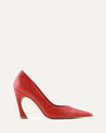 GRANGER HIGH HEELS CHILLI SNAKE PRINT LEATHER