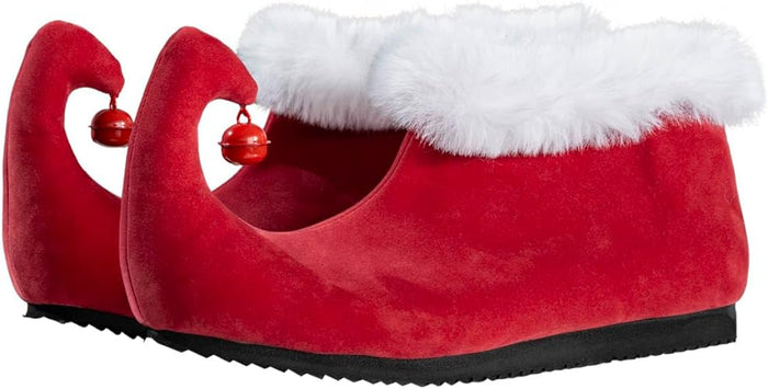 Green Monster Christmas Movie Red Shoes with Bells - TVStoreOnline